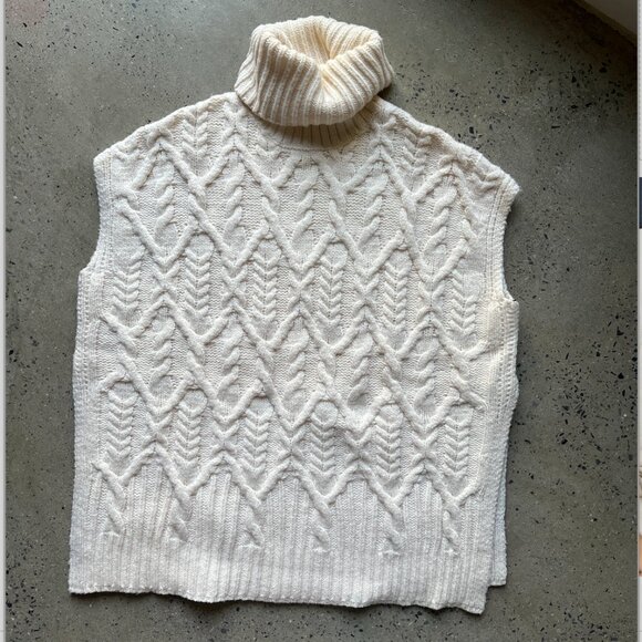 Theory Cable Knit Turtleneck Vest - Brand New! - Picture 5 of 8